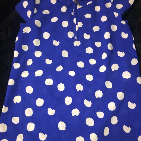 💙 Adorable blue blouse with white polka dots 💙 - Picture 3 of 4